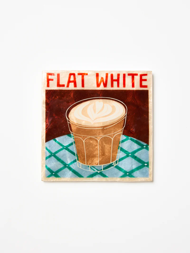BARISTA WALL ART FLAT WHITE - Image 3