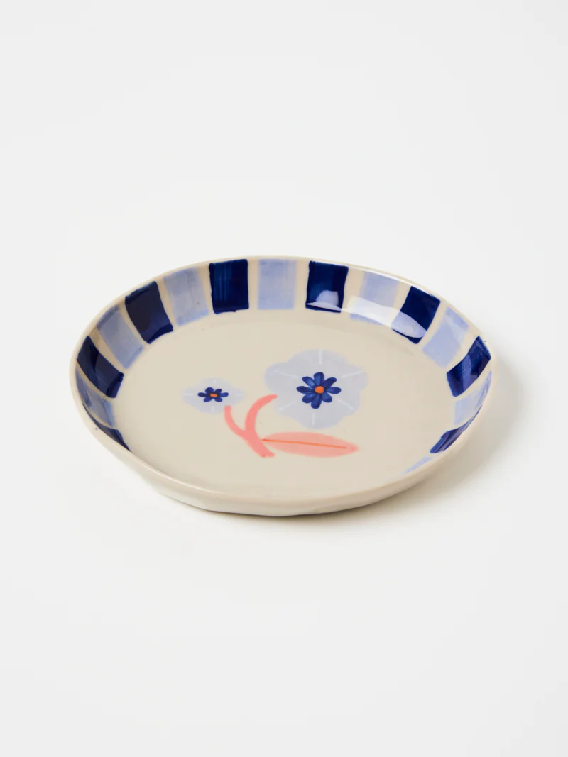 BLOOMIE BLUE FLOWER DISH - Image 4