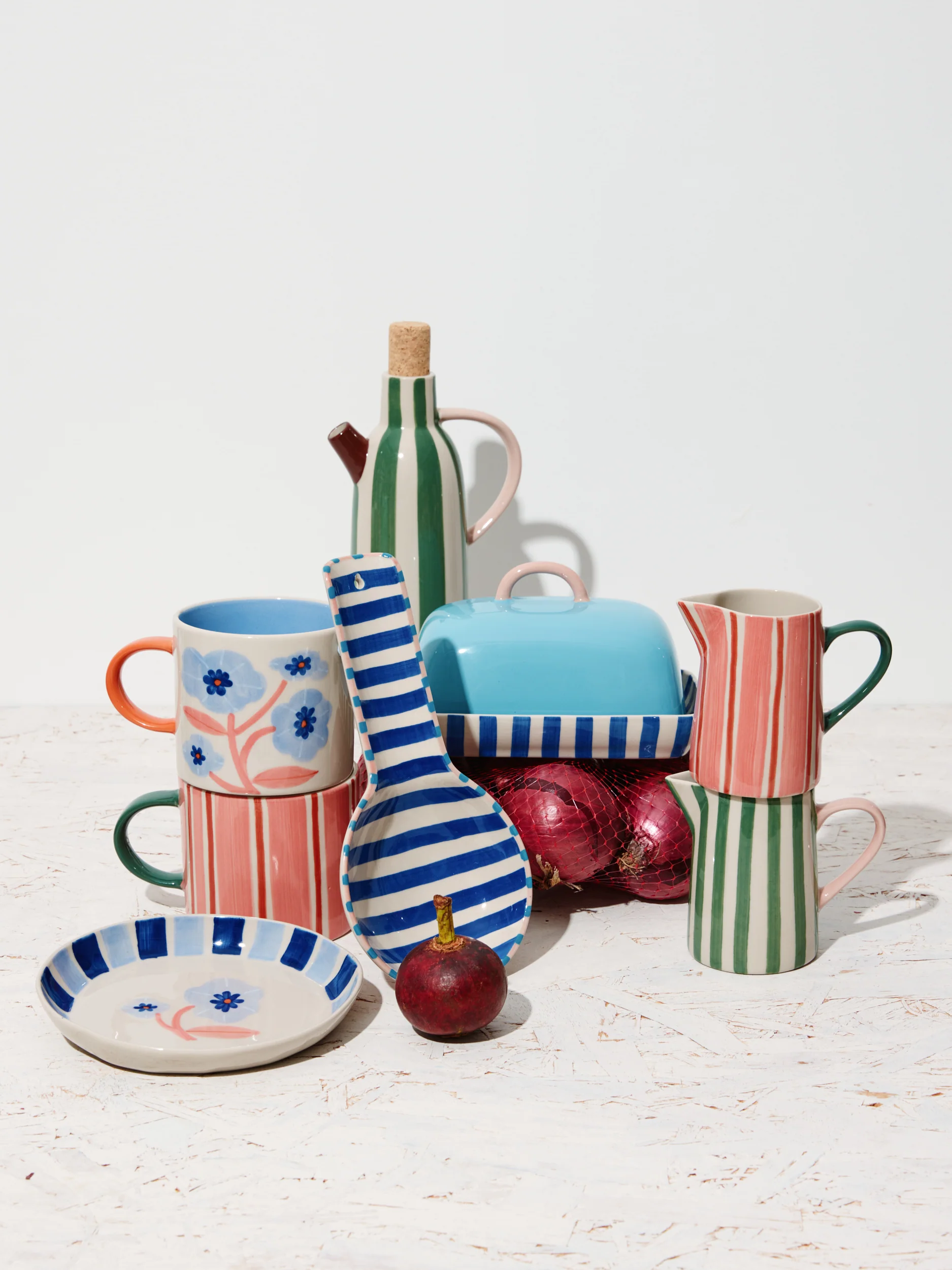 BLOOMIE BLUE BUTTER DISH - Image 3