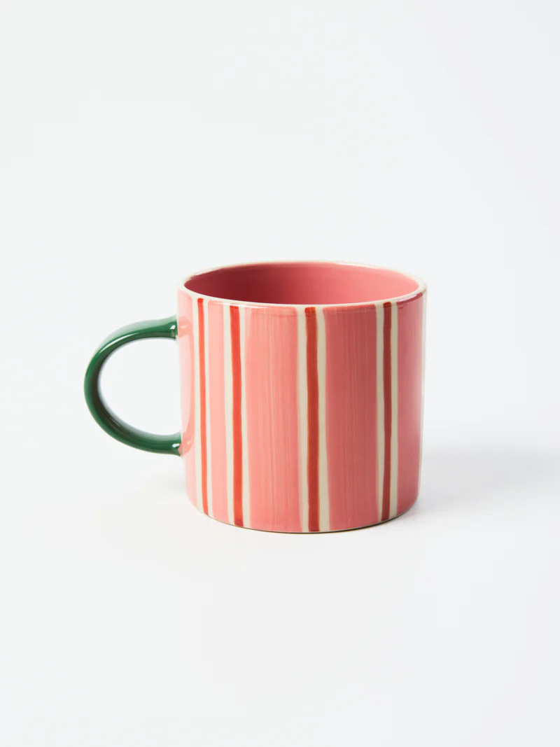 BLOOMIE PINK STRIPE MUG - Image 3