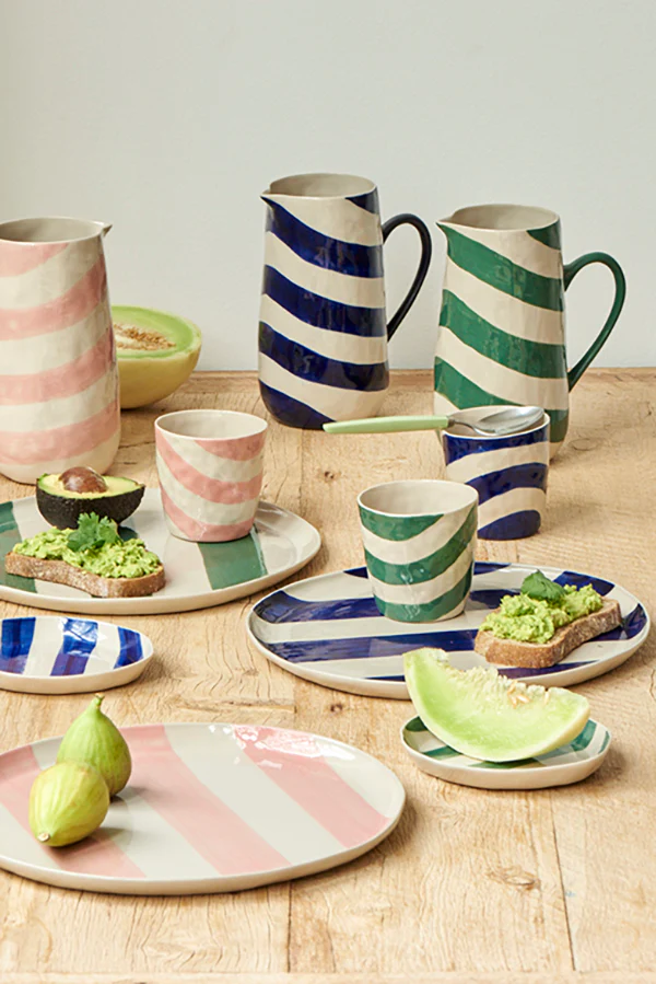 CABANA STRIPE JUG GREEN - Image 4