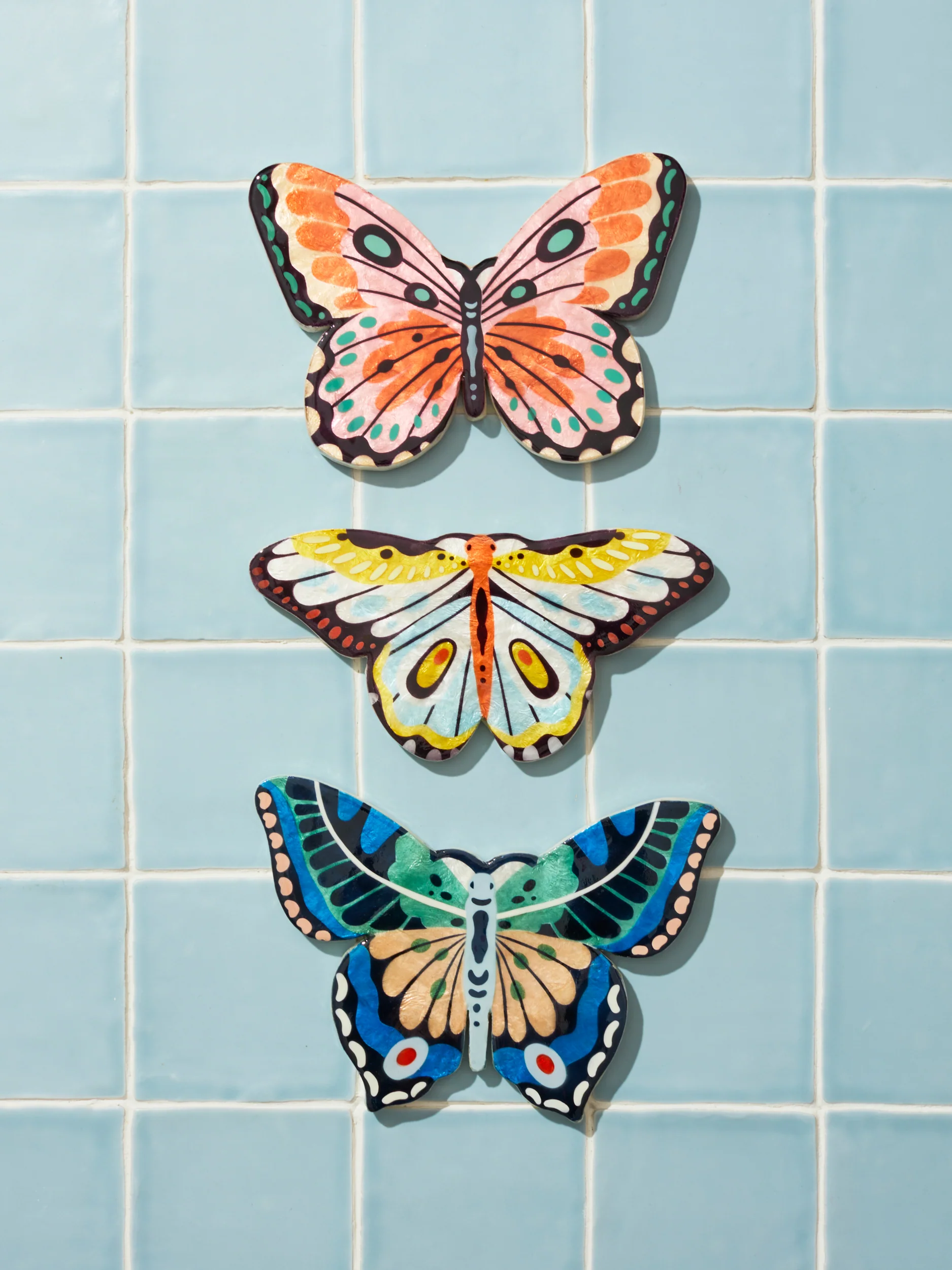 CANOPY BUTTERFLY PINK WALL ART - Image 2