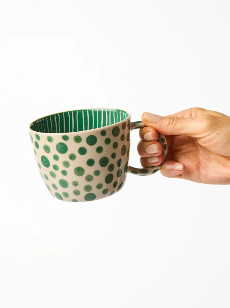 CHINO MUG GREEN SPOT - Image 3