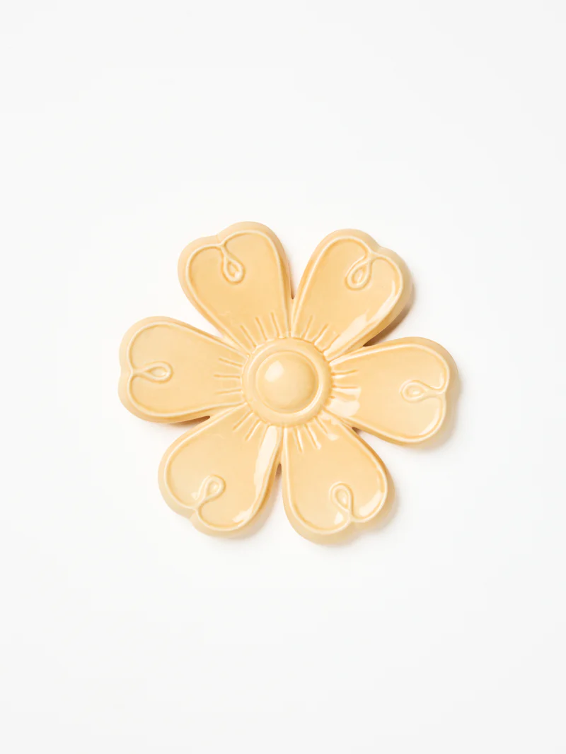 DAISY WALL ART MUSTARD