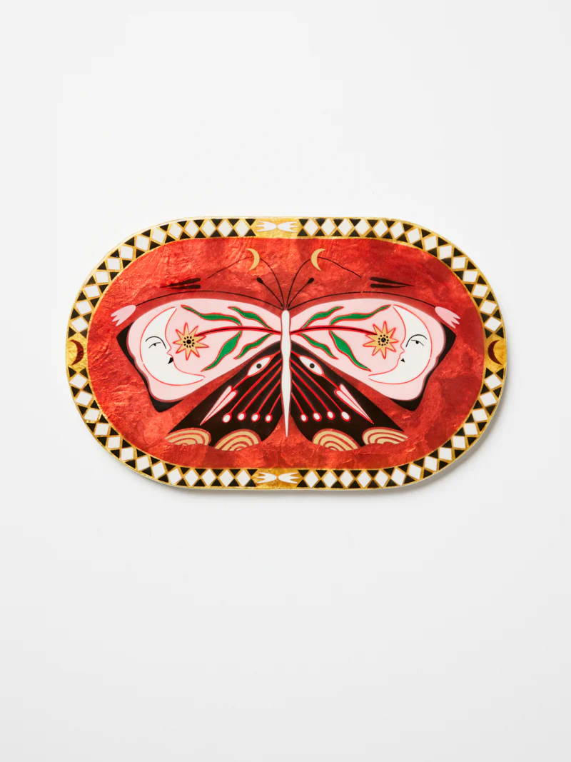 FABLE BUTTERFLY PINK OVAL - Image 3