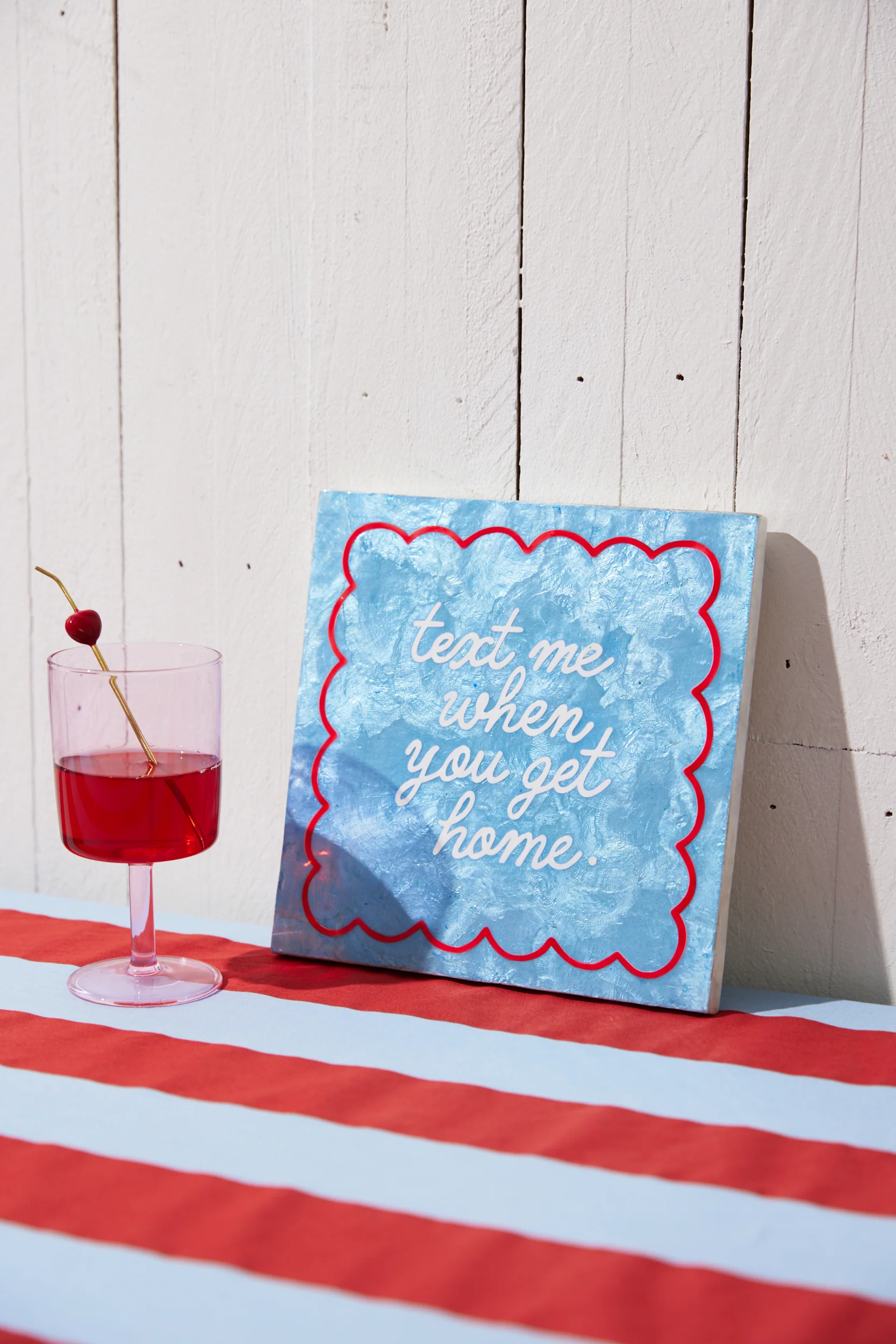FUN HOUSE TEXT TILE
